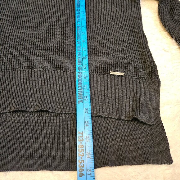 Michael Kors Women's Black V-Neck Knit Sweater Size: P/M - Picture 5 of 9